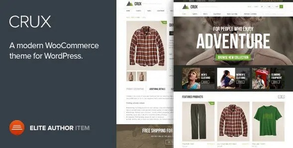 CRUX – A MODERN AND LIGHTWEIGHT WOOCOMMERCE THEME